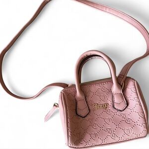 Juicy Couture Mini Valentine Dusty Blush Pink Shoulder Bag Purse NWOT